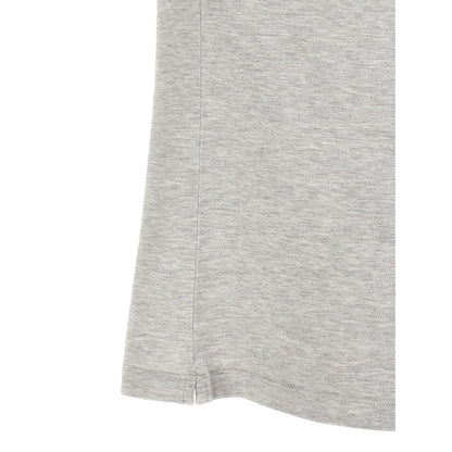 Brunello Cucinelli Gray Cotton Polo Shirt
