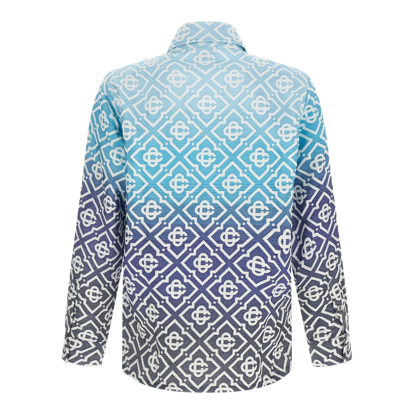 Casablanca Blue Cotton Shell Jacket