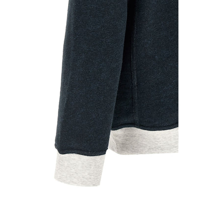 Brunello Cucinelli Blue Cotton Sweatshirt