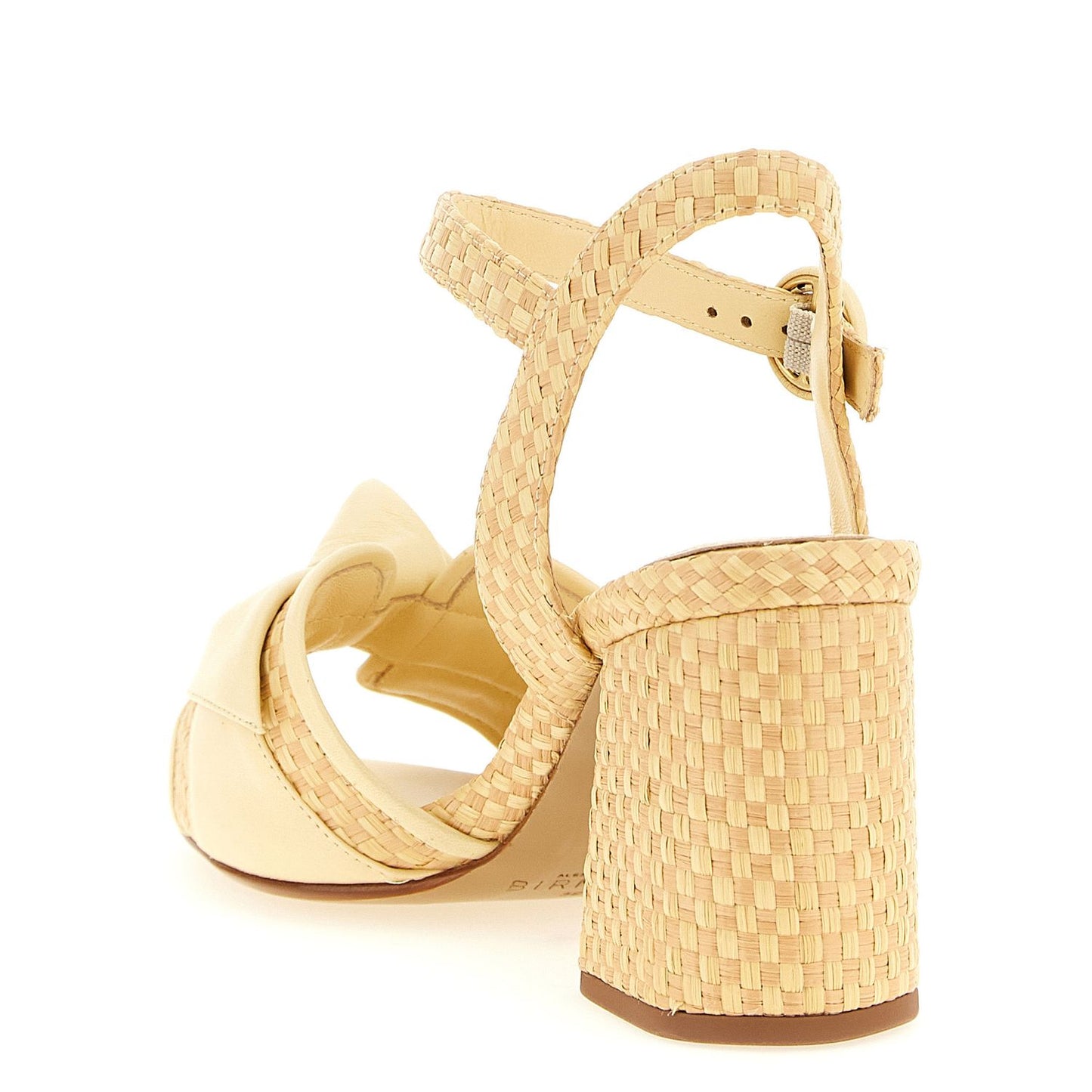 Alexandre Birman Bicolor Cowhide Platform Sandals