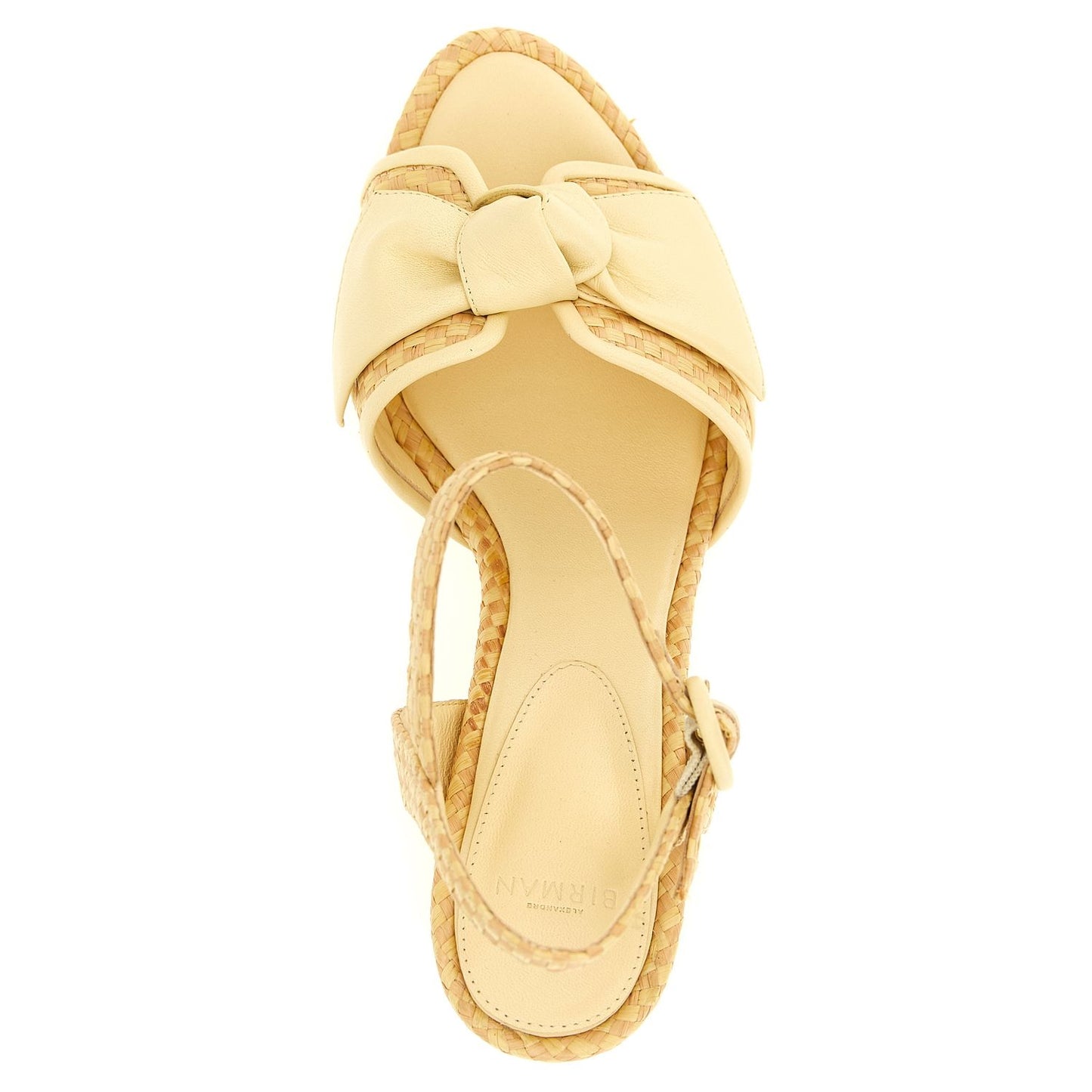 Alexandre Birman Bicolor Cowhide Platform Sandals