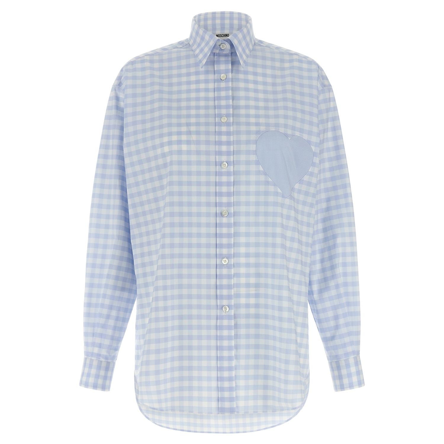 Moschino Blue Cotton Blouse