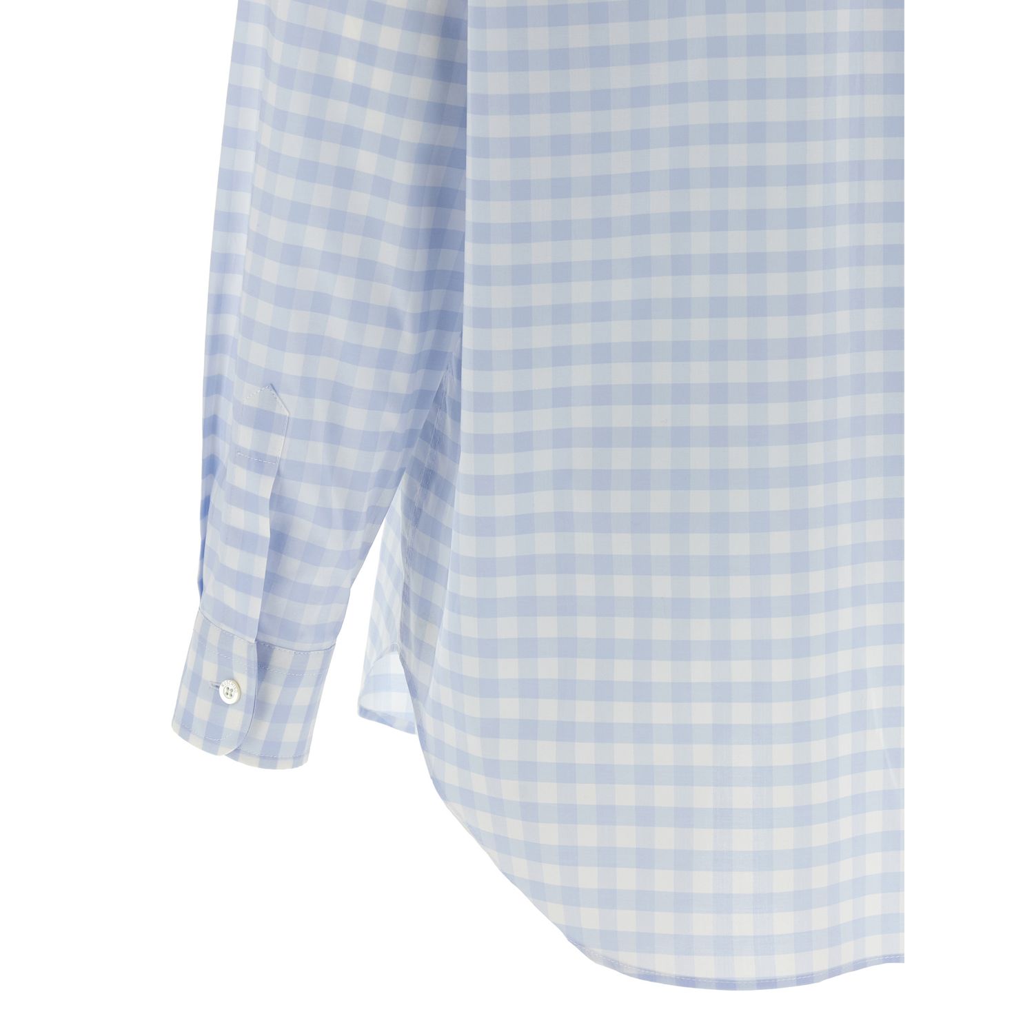 Moschino Blue Cotton Blouse
