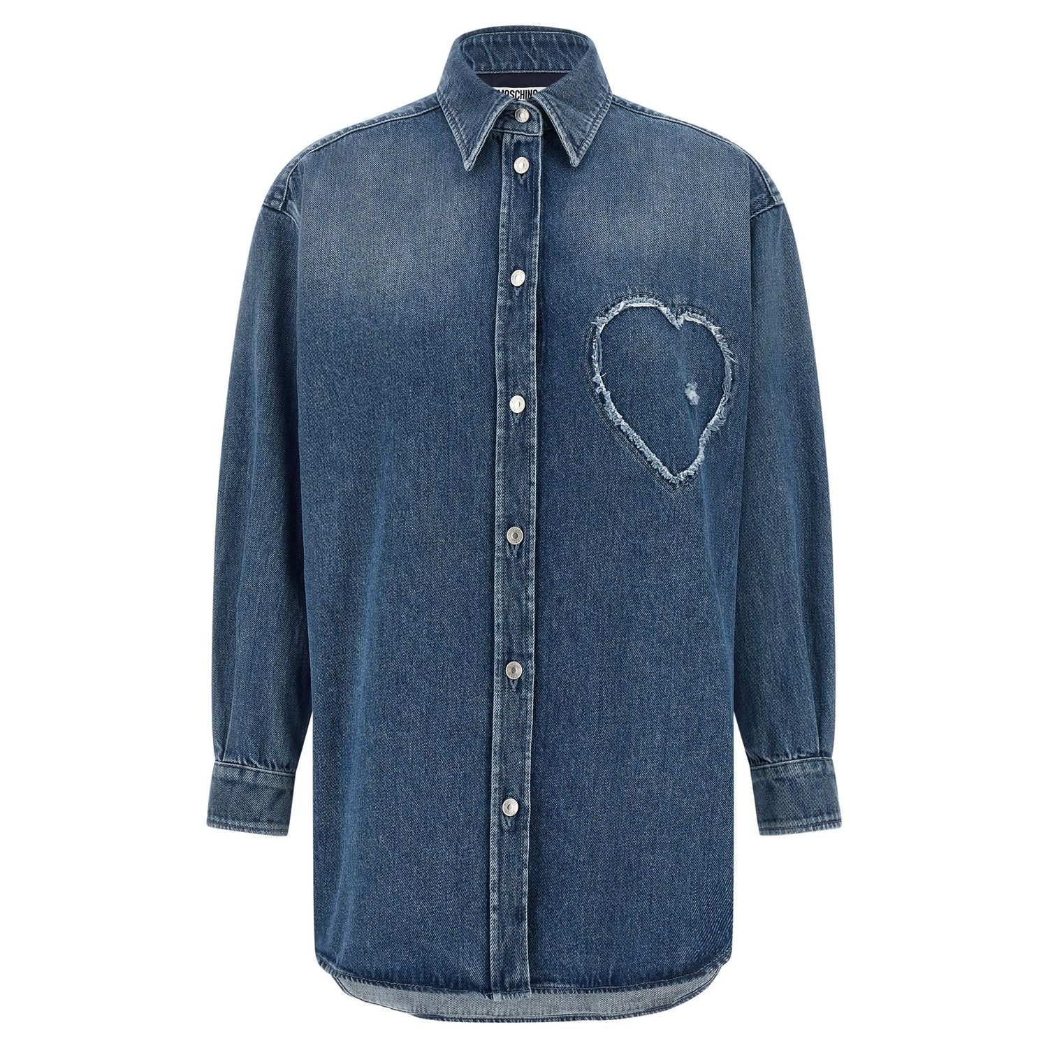 Moschino Blue Cotton Blouse