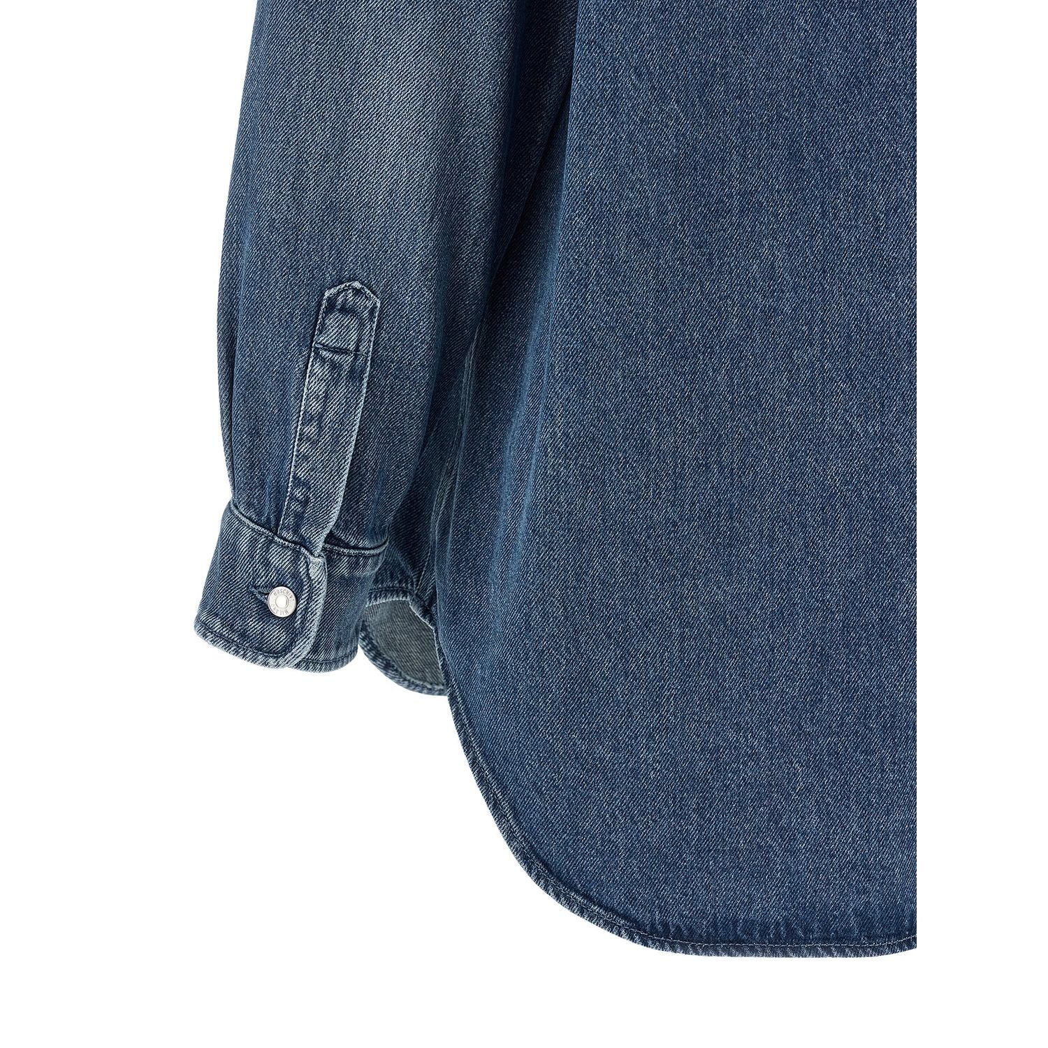 Moschino Blue Cotton Blouse