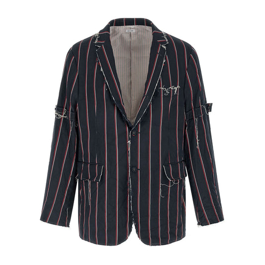 Thom Browne Blue Silk Blazer