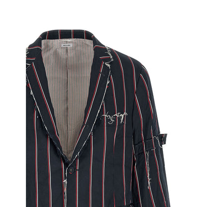 Thom Browne Blue Silk Blazer