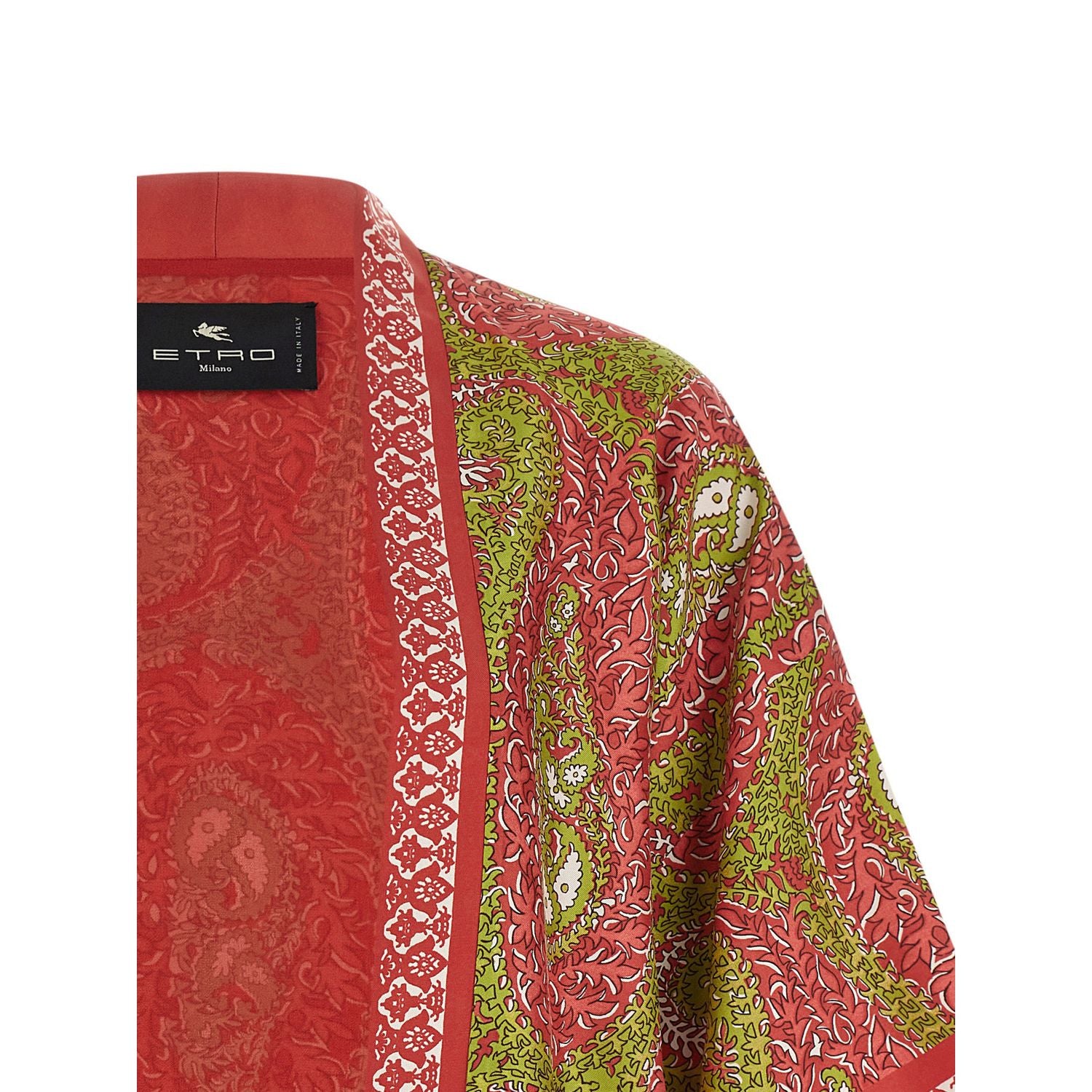 Etro Multicolor Silk Cardigan