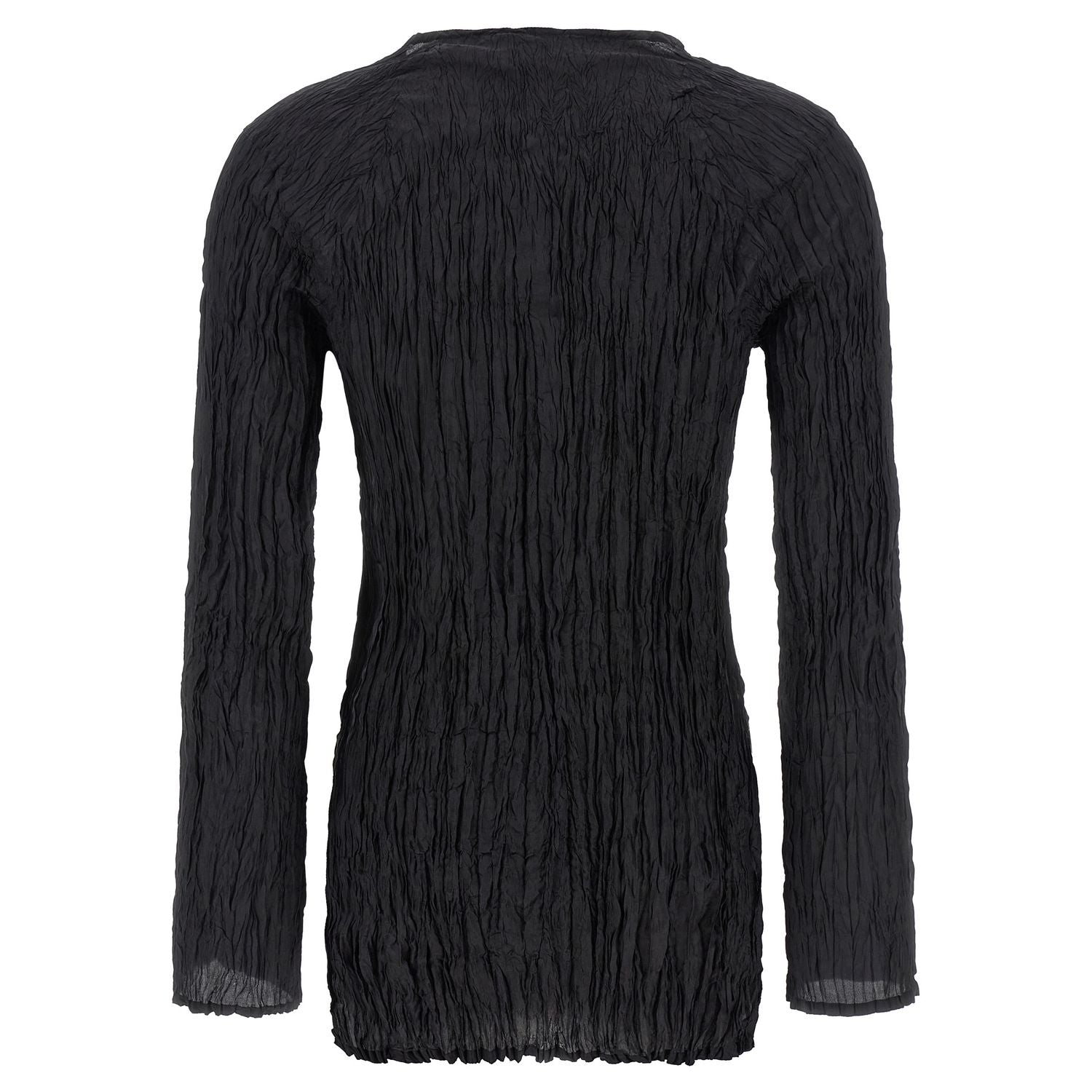 P.A.R.O.S.H. Black Silk Blouse