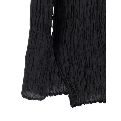 P.A.R.O.S.H. Black Silk Blouse
