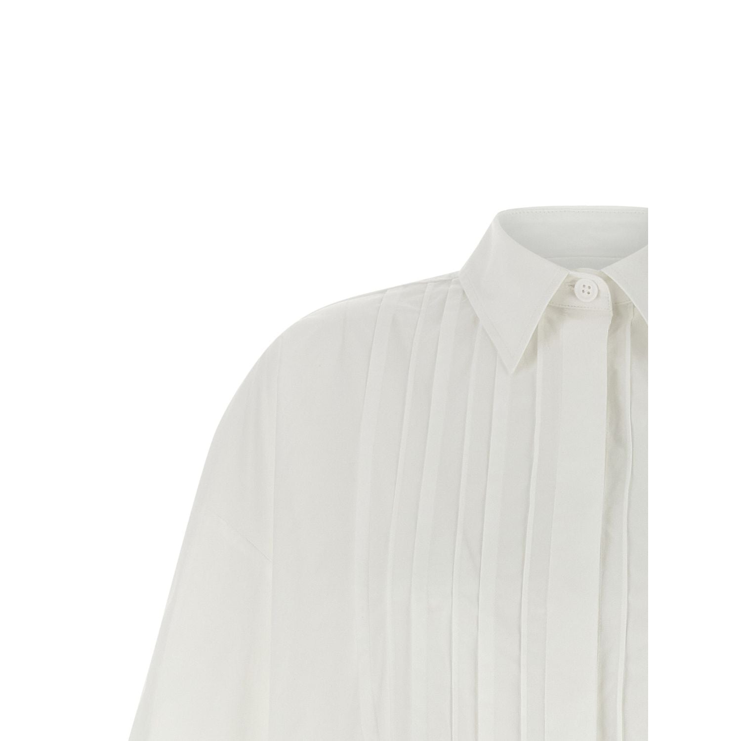 P.A.R.O.S.H. White Cotton Blouse
