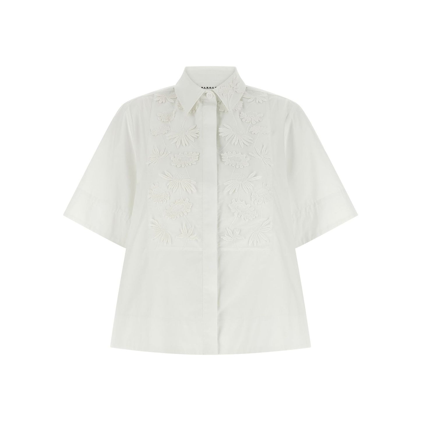 P.A.R.O.S.H. White Cotton Blouse