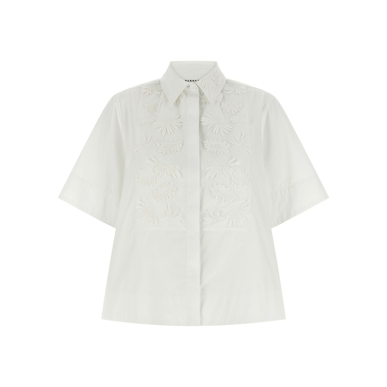 P.A.R.O.S.H. White Cotton Blouse