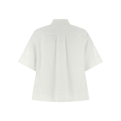 P.A.R.O.S.H. White Cotton Blouse