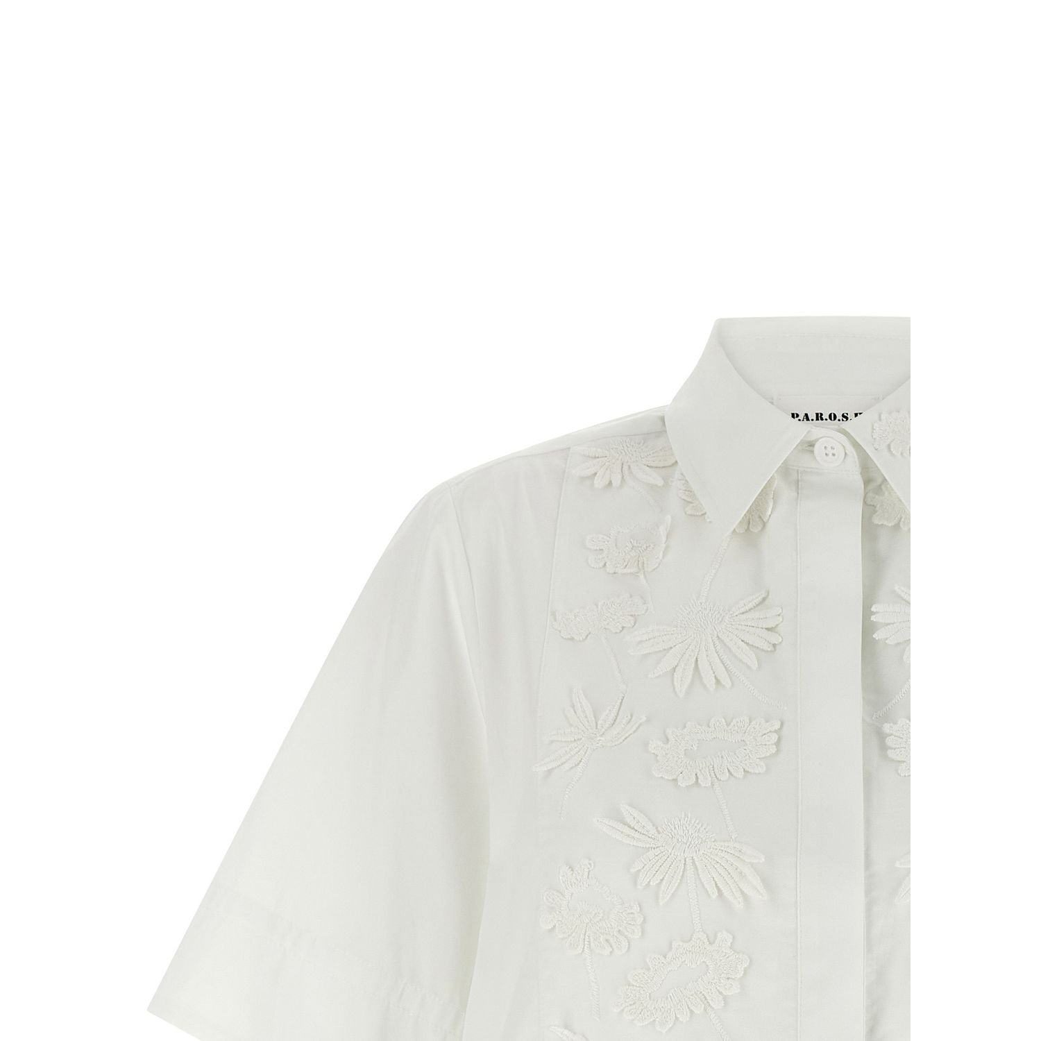 P.A.R.O.S.H. White Cotton Blouse