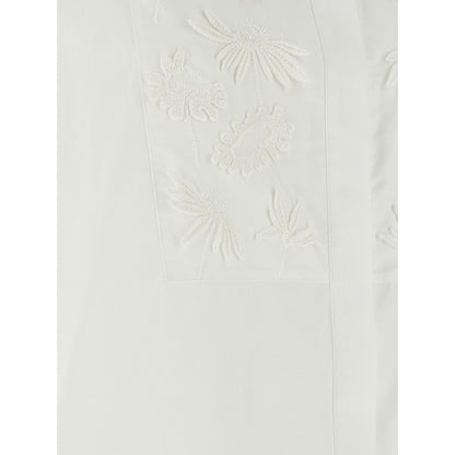 P.A.R.O.S.H. White Cotton Blouse