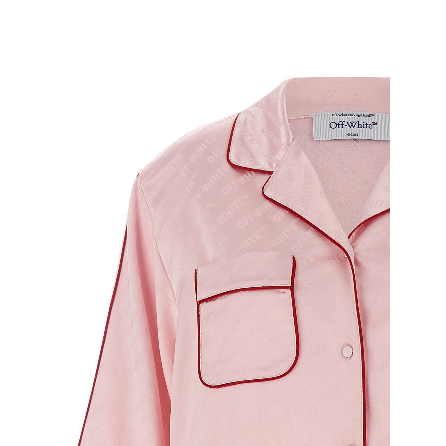 Off-White Multicolor Viscose Blouse