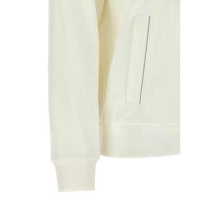 Peserico White Cotton Sweatshirt