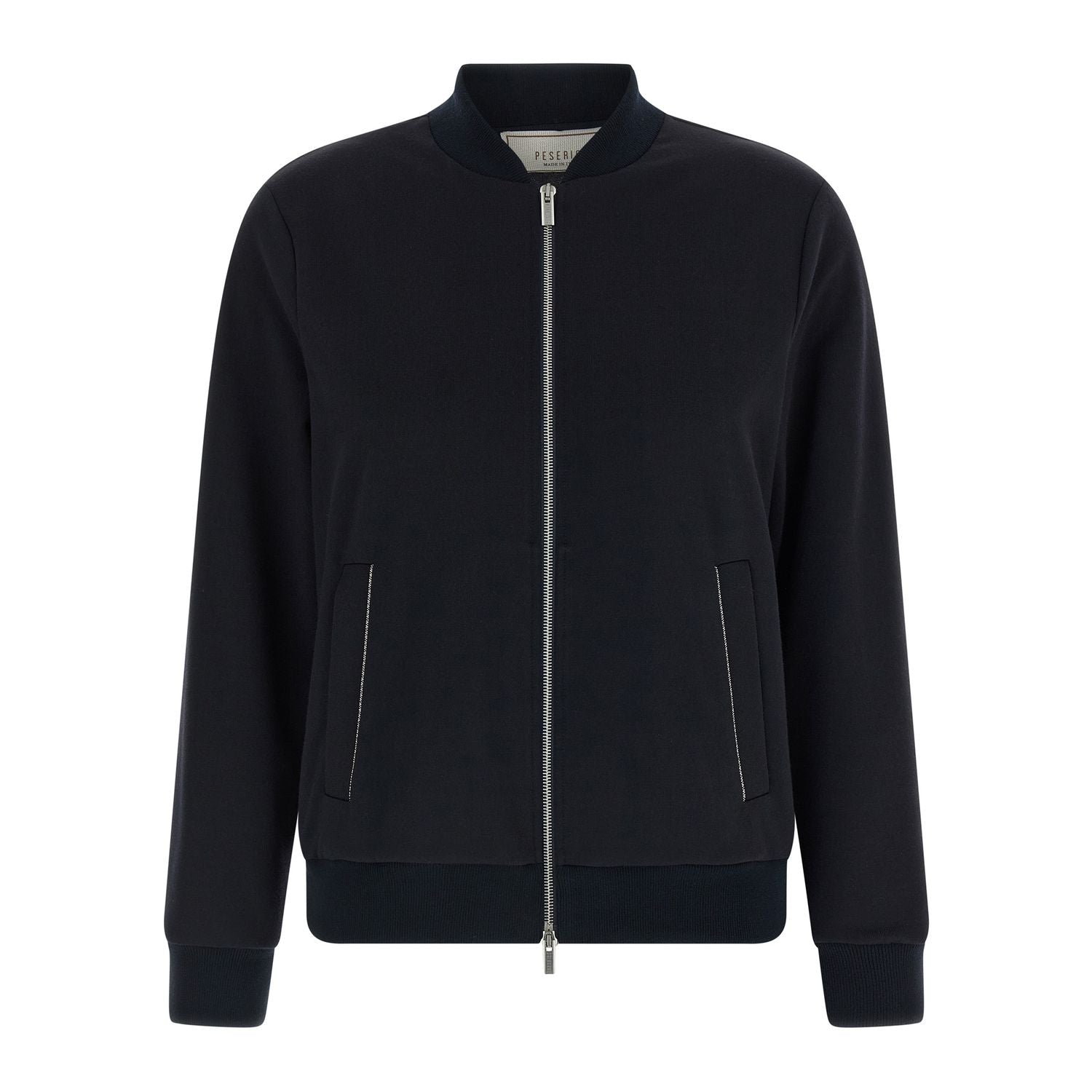Peserico Blue Cotton Bomber