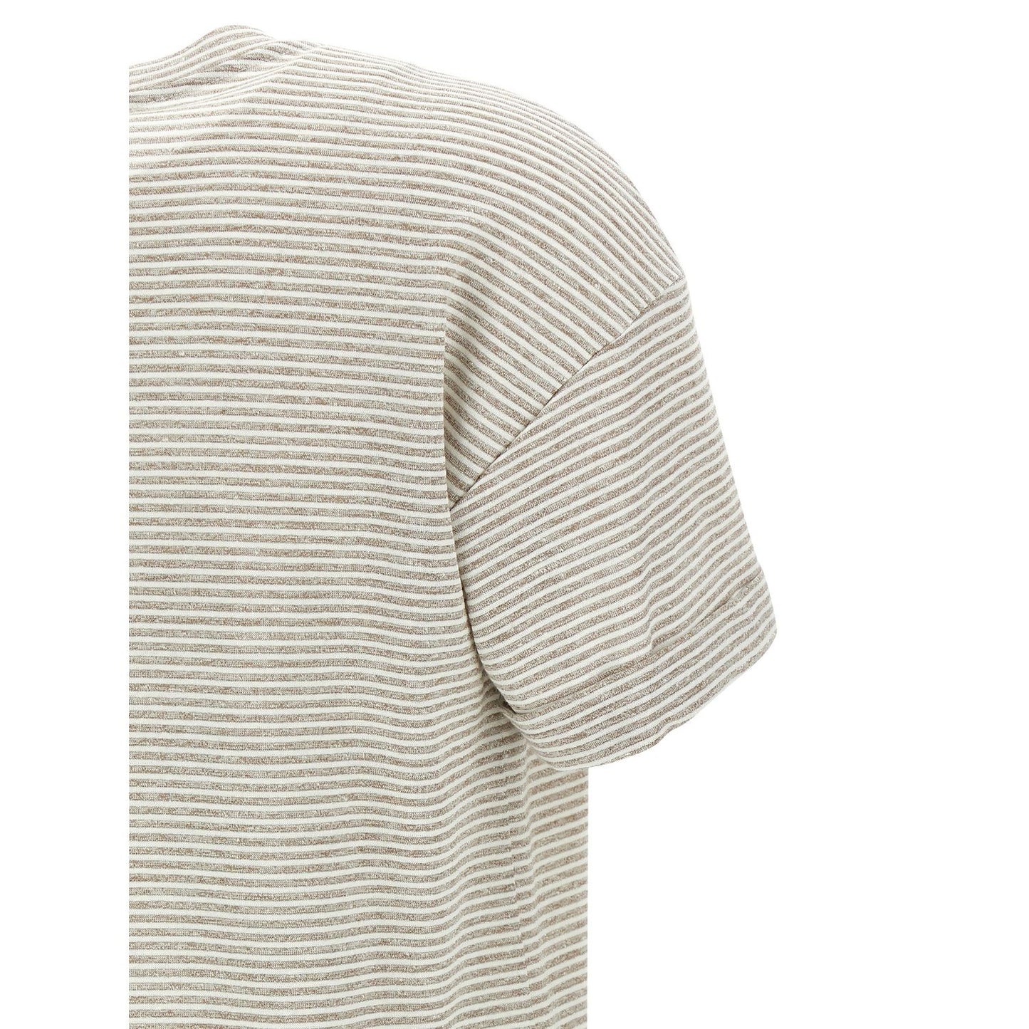 Peserico Beige Linen T-Shirt