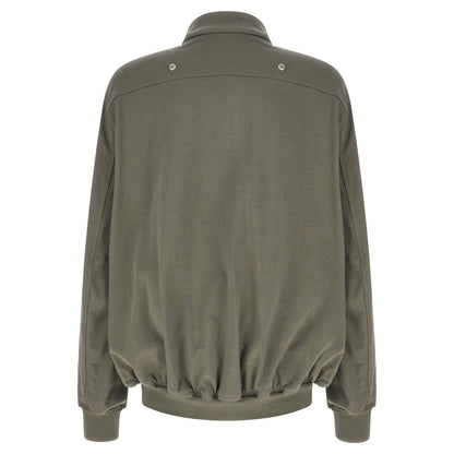 Rick Owens Gray Cotton Sweatshirt