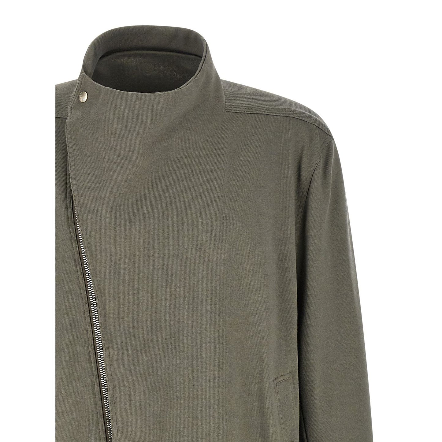 Rick Owens Gray Cotton Sweatshirt