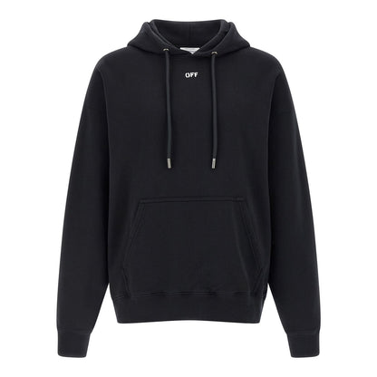 Off-White Black Cotton Sweatshirt