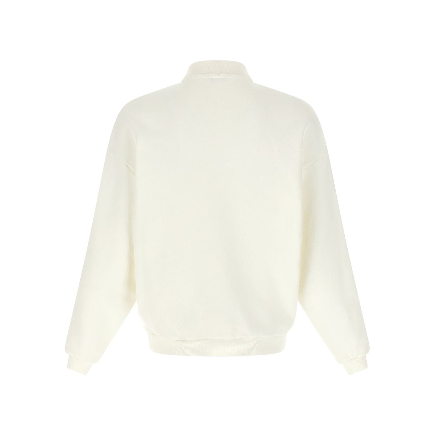 Autry White Cotton Sweatshirt