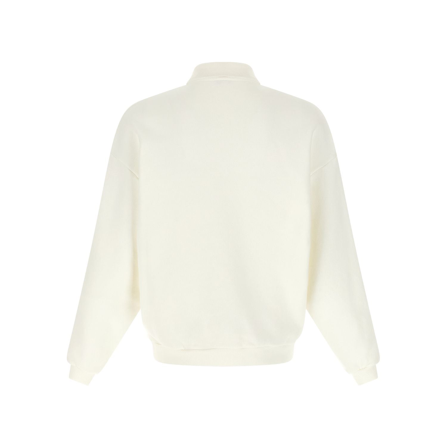 Autry White Cotton Sweatshirt