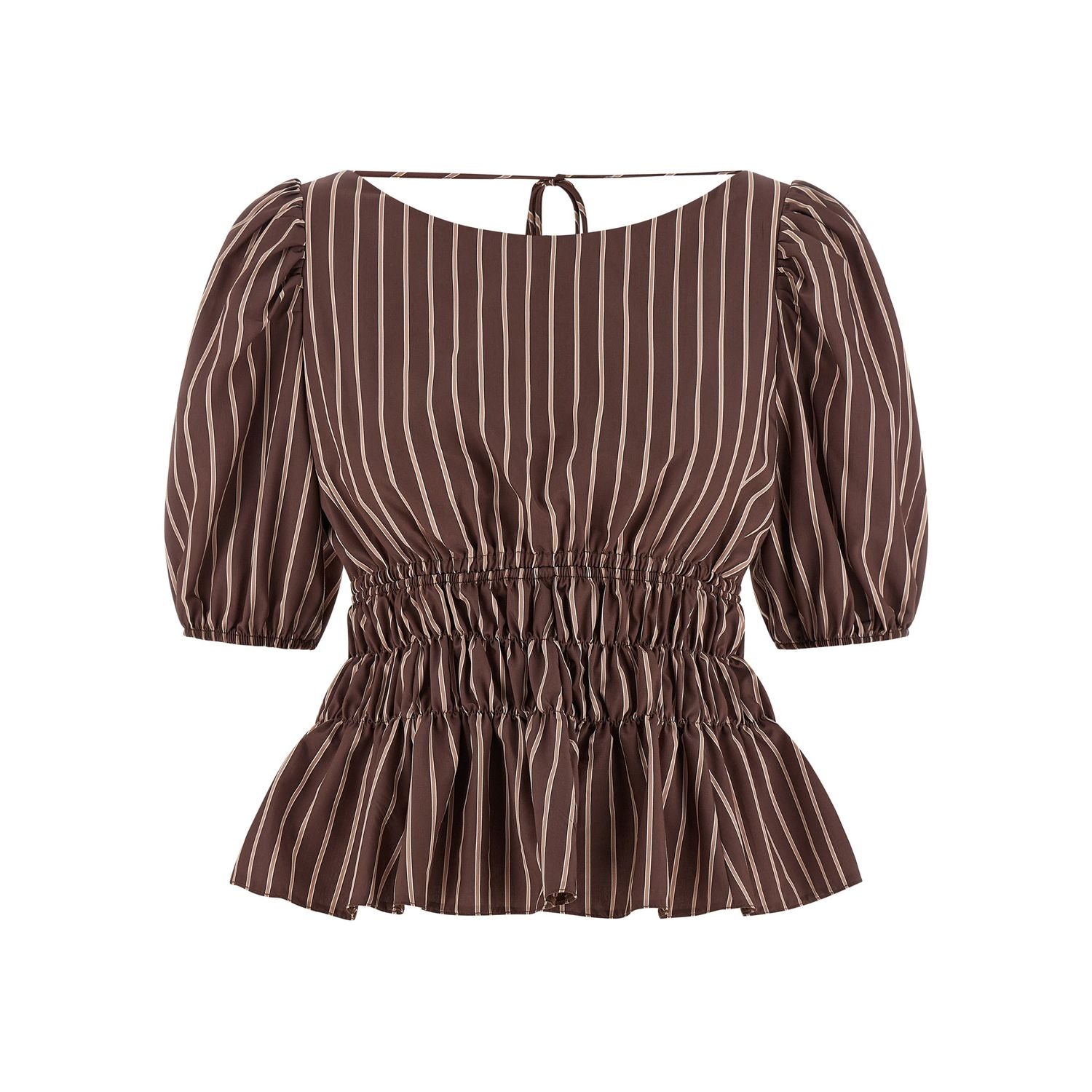 PINKO Brown Viscose Pattern Shirt