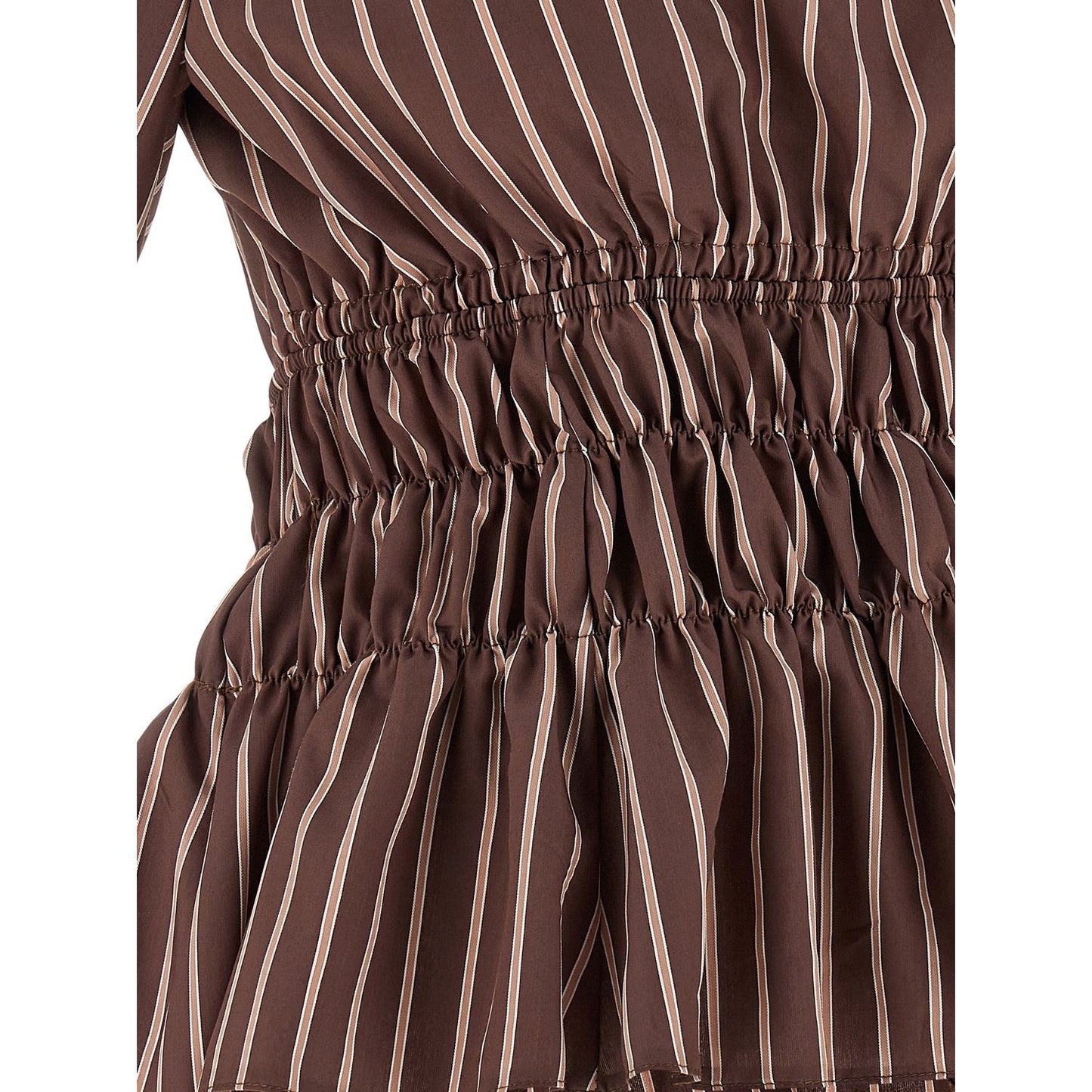 PINKO Brown Viscose Pattern Shirt