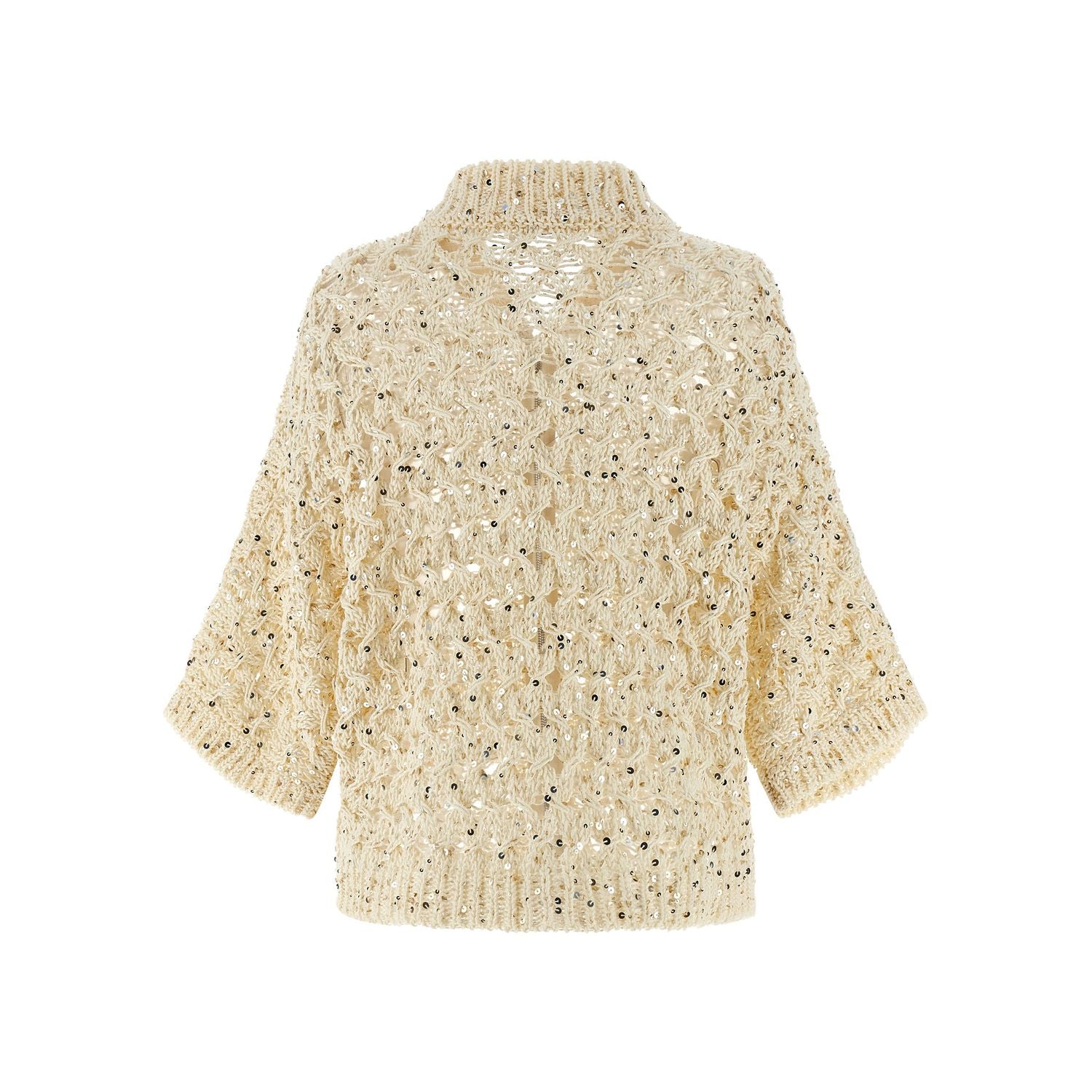 Peserico Beige Cotton Cardigan