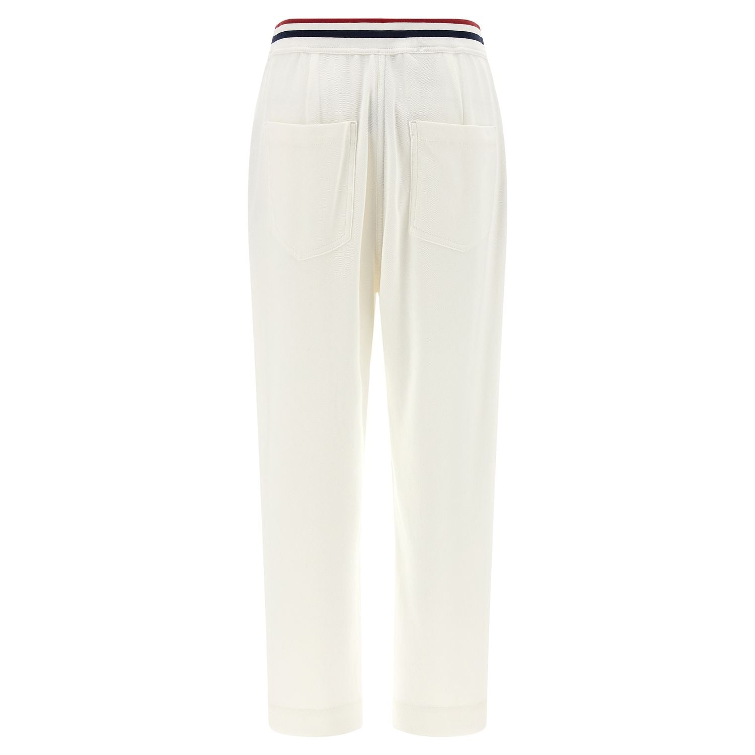 Brunello Cucinelli White Cotton Joggers (Workout Pants)