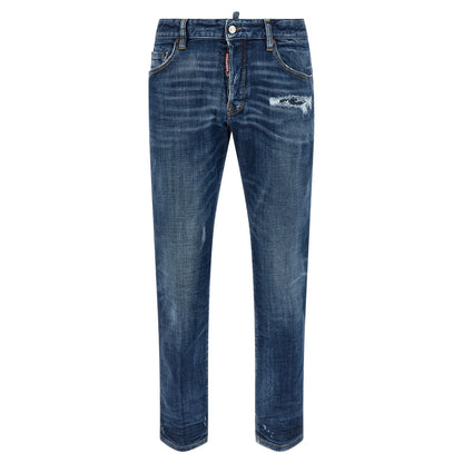 Dsquared² Blue Cotton Jeans Denim