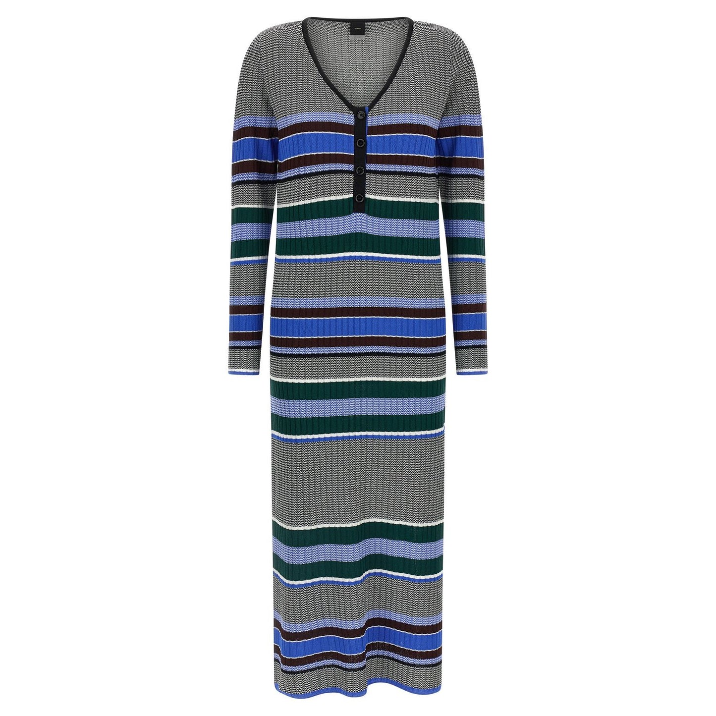 PINKO Multicolor Viscose Long Dress