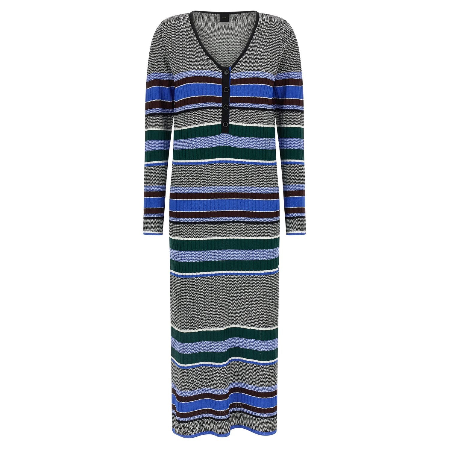 PINKO Multicolor Viscose Long Dress