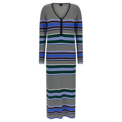 PINKO Multicolor Viscose Long Dress