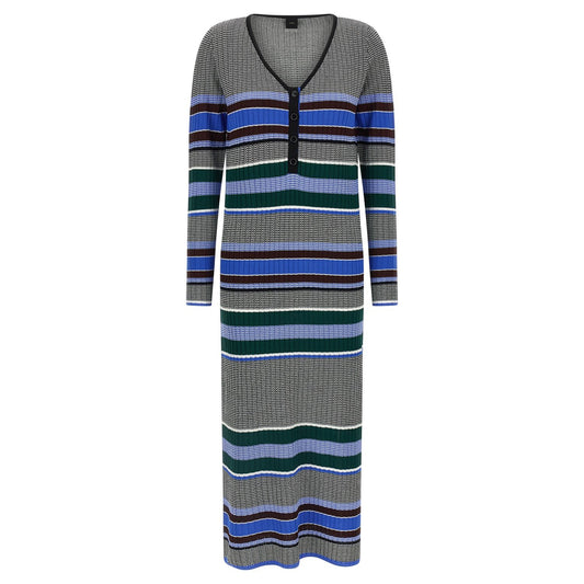 PINKO Multicolor Viscose Long Dress
