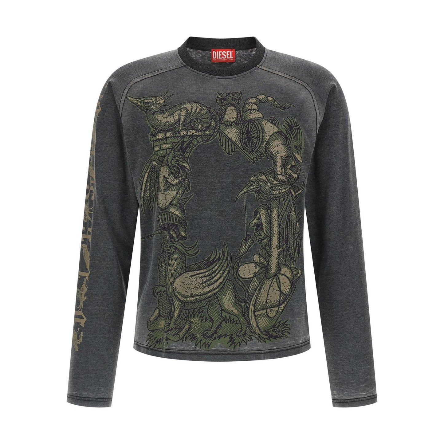 Diesel Gray Cotton Sportswear