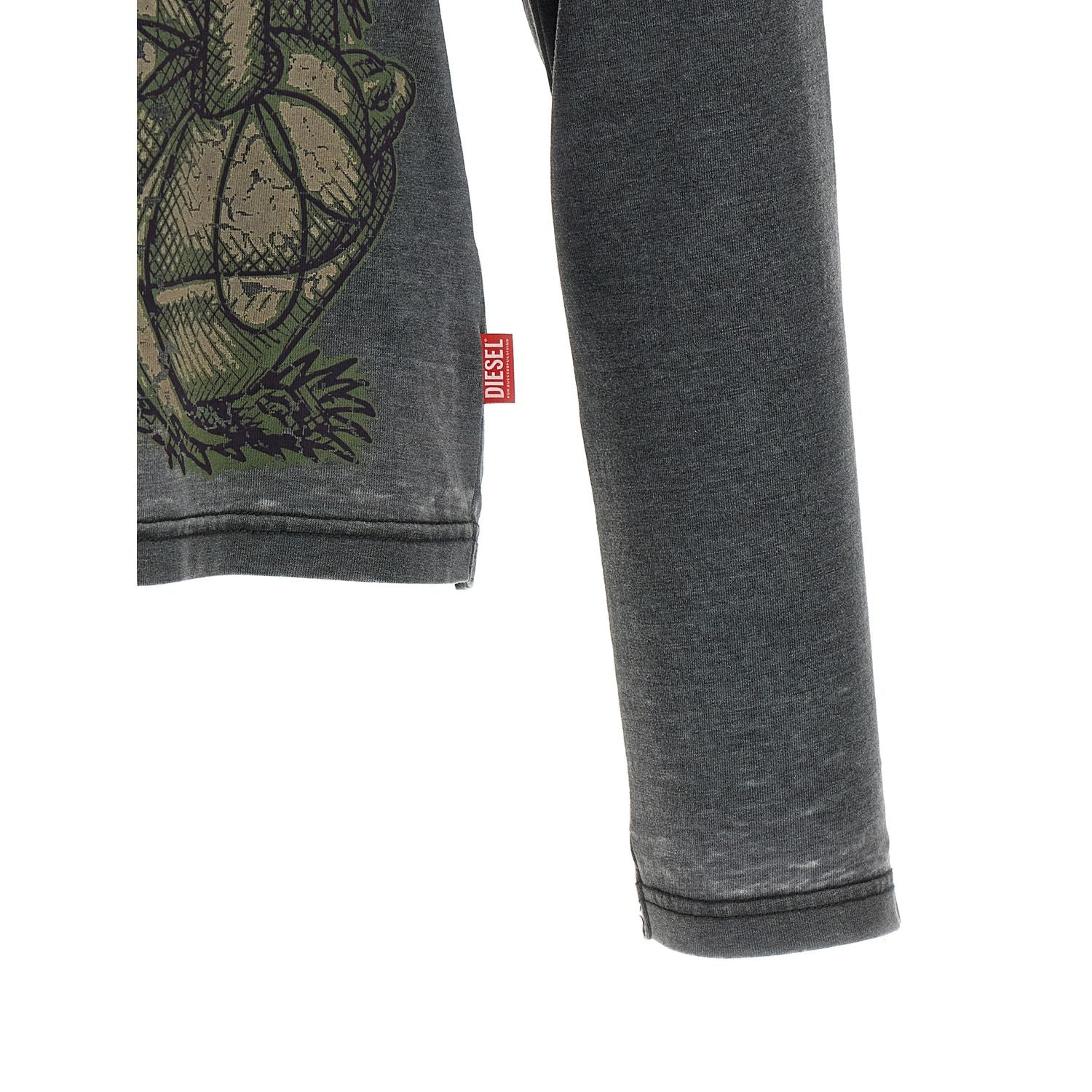 Diesel Gray Cotton Sportswear
