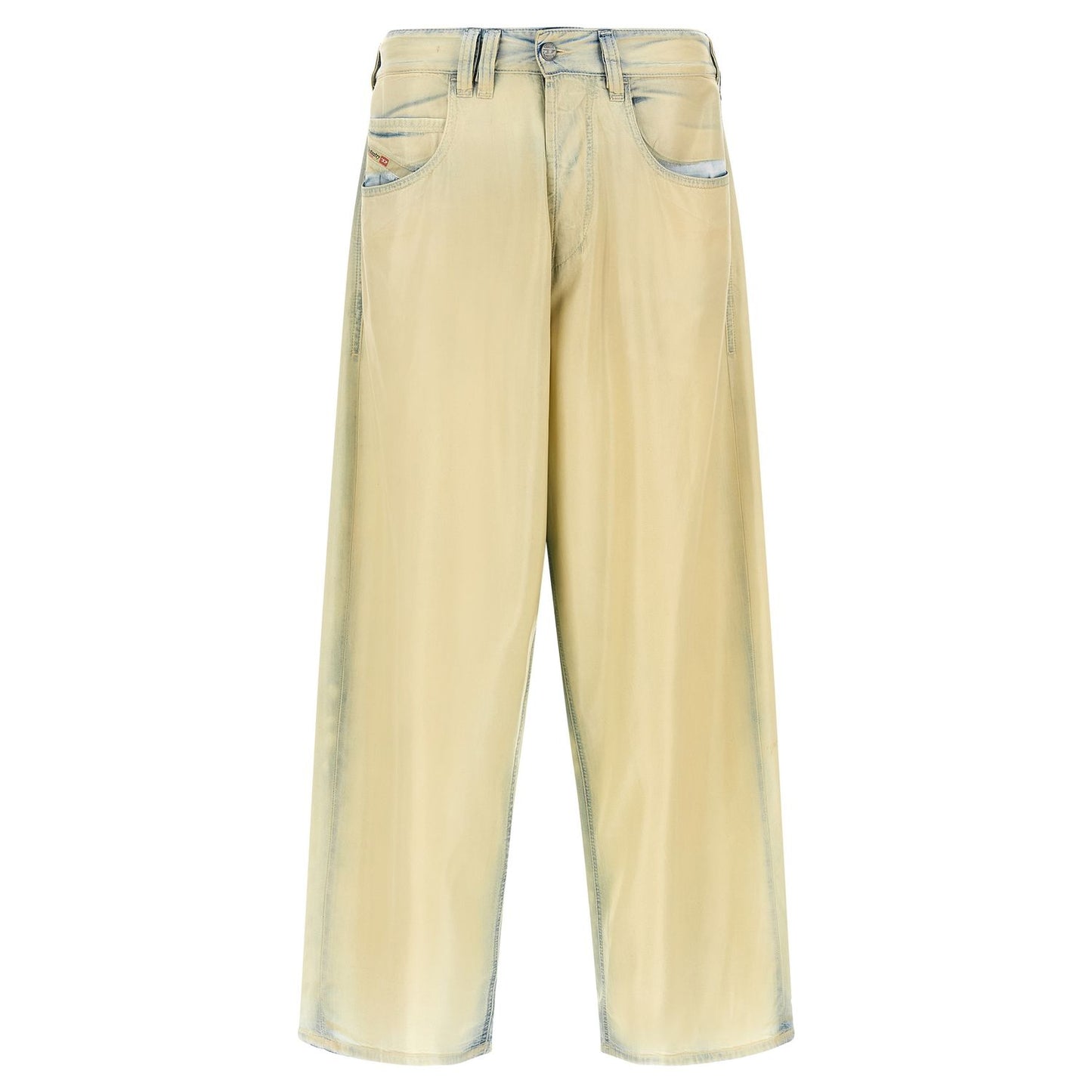Diesel Beige Lyocell Jeans Denim