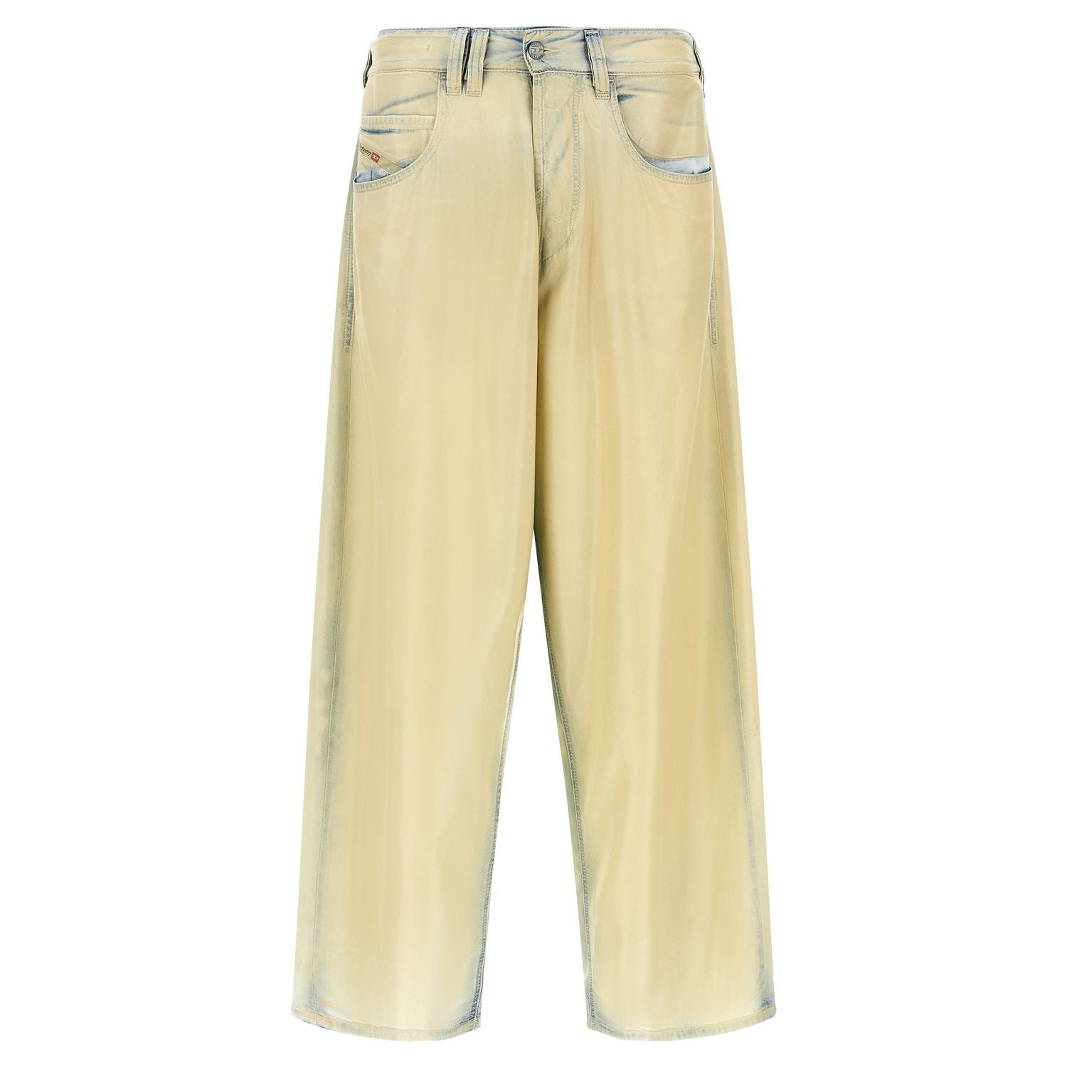 Diesel Beige Lyocell Jeans Denim