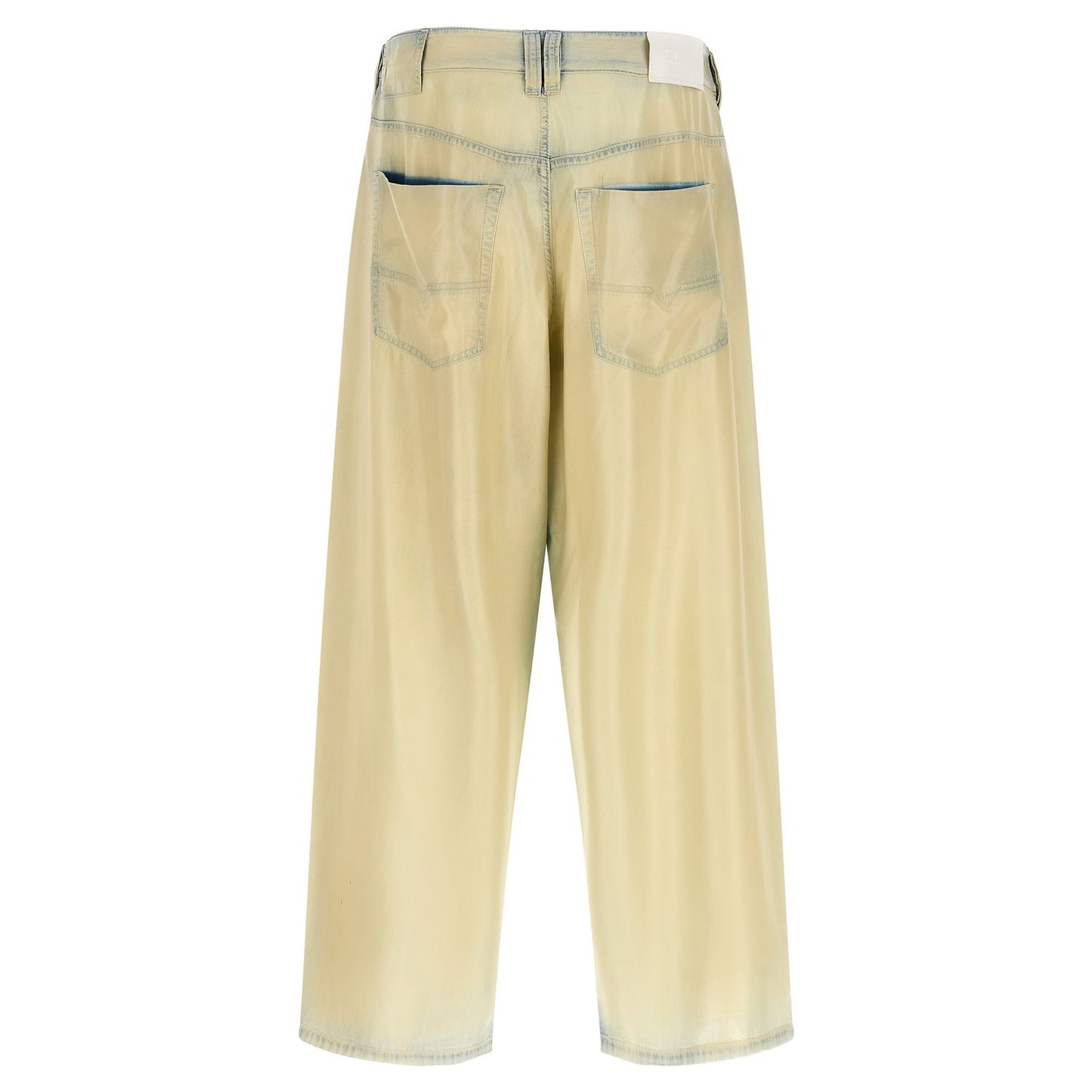 Diesel Beige Lyocell Jeans Denim