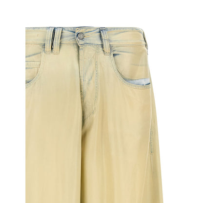 Diesel Beige Lyocell Jeans Denim