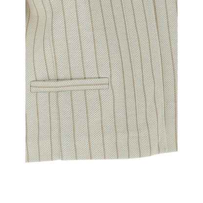 Max Mara Beige Cotton Full-Length Jacket