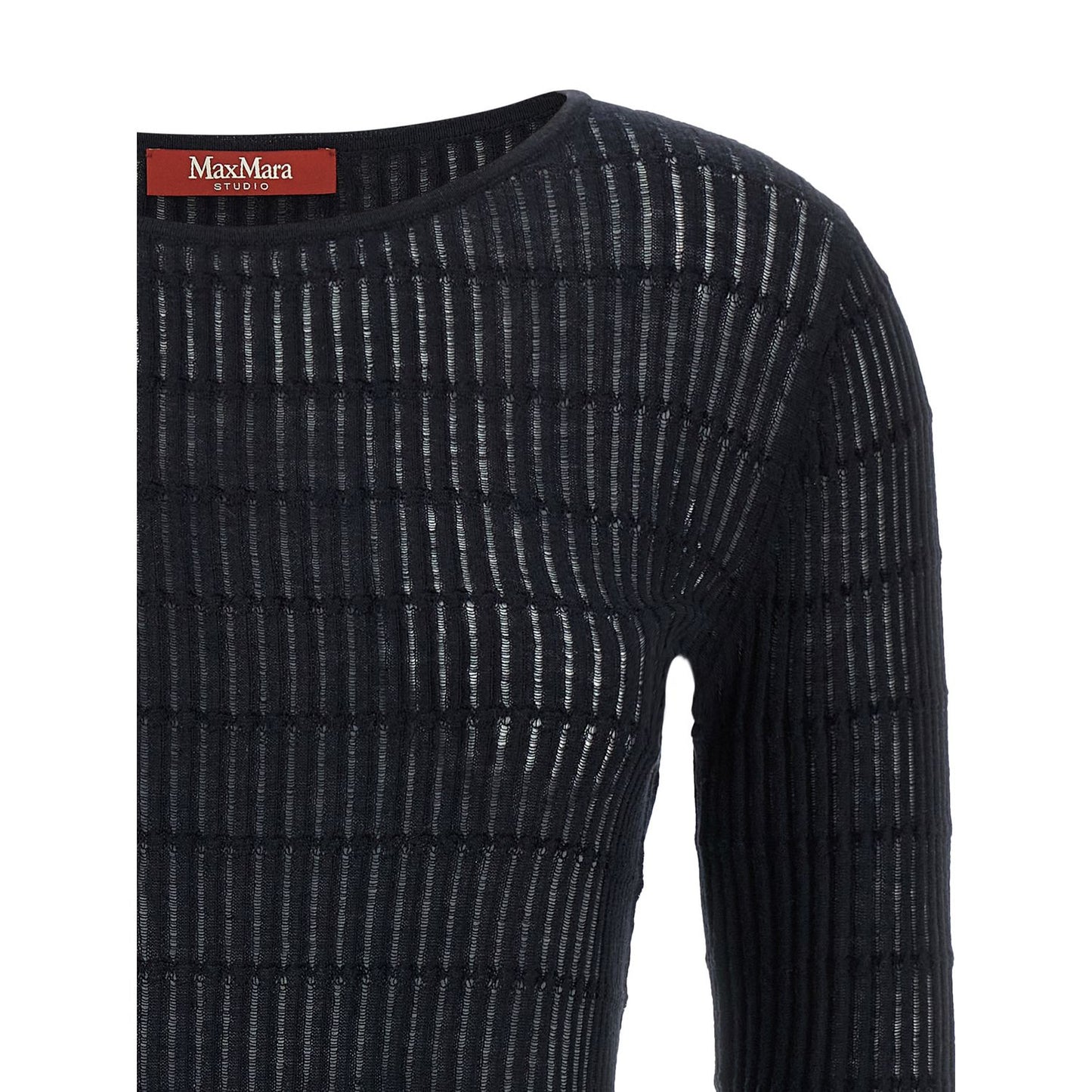 Max Mara Blue Silk Cardigan