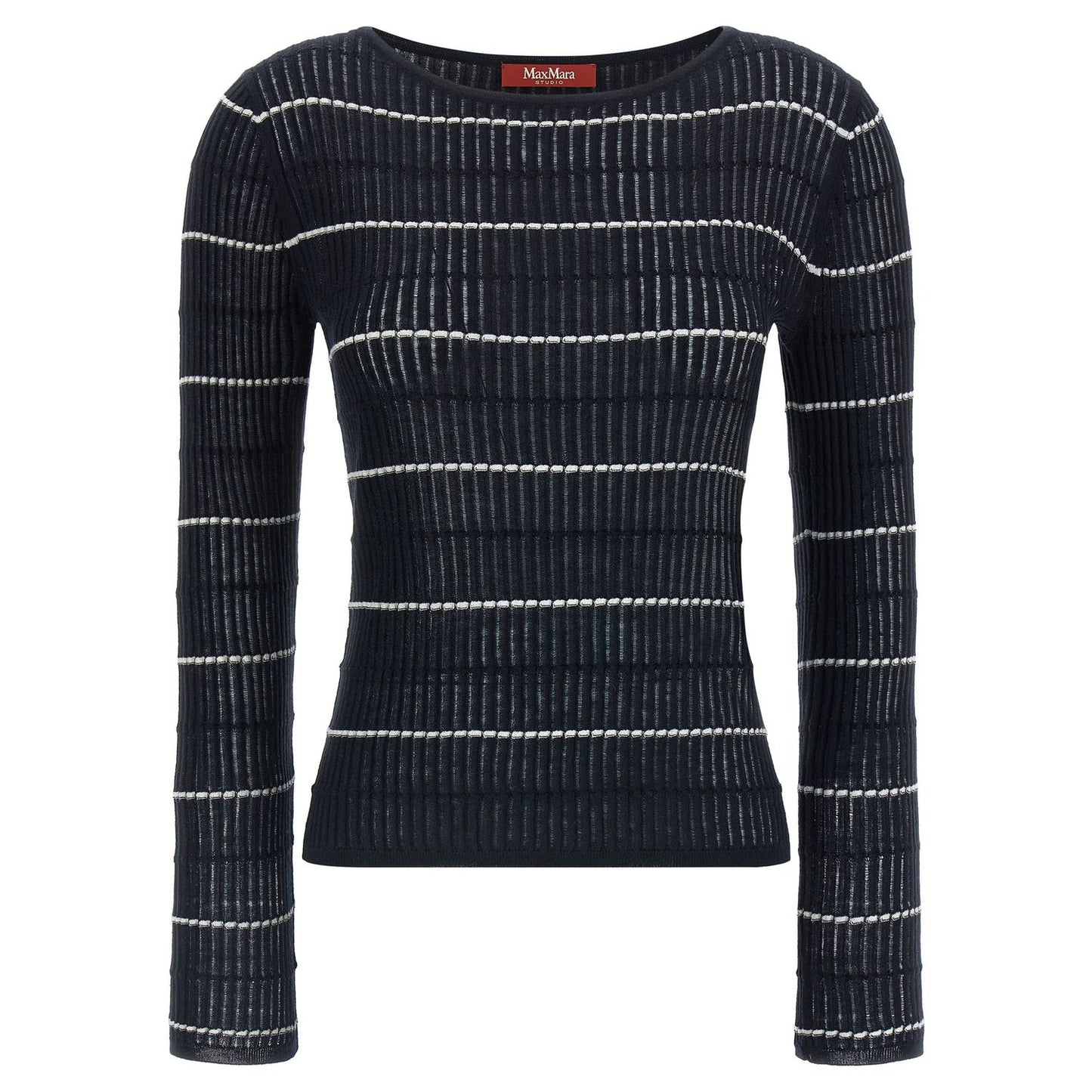 Max Mara Blue Silk Cardigan