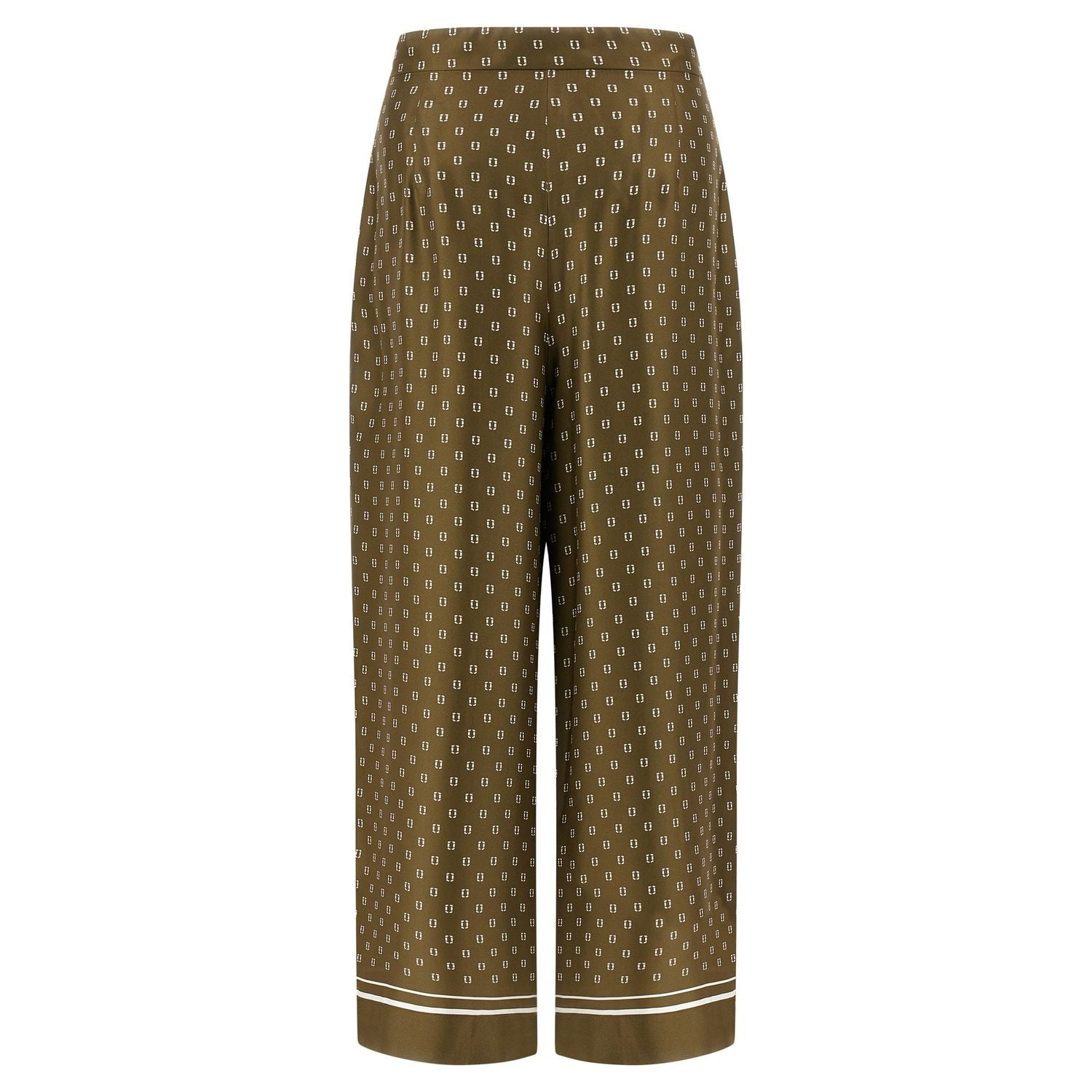Max Mara Bicolor Silk Casual Pants