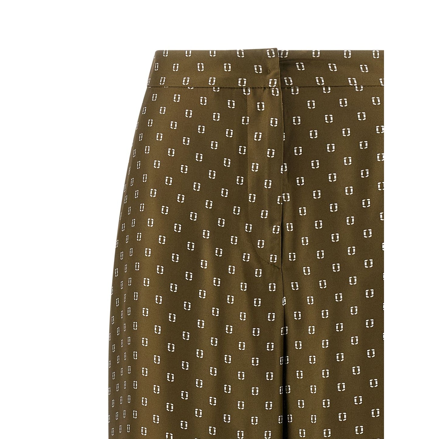Max Mara Bicolor Silk Casual Pants