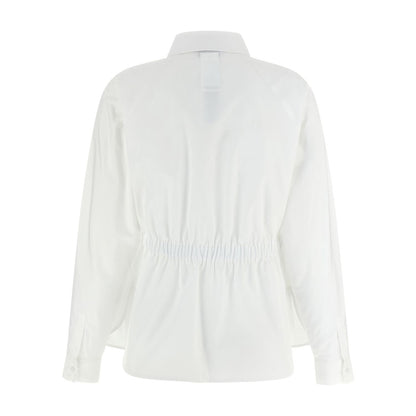 Max Mara White Cotton Blouse